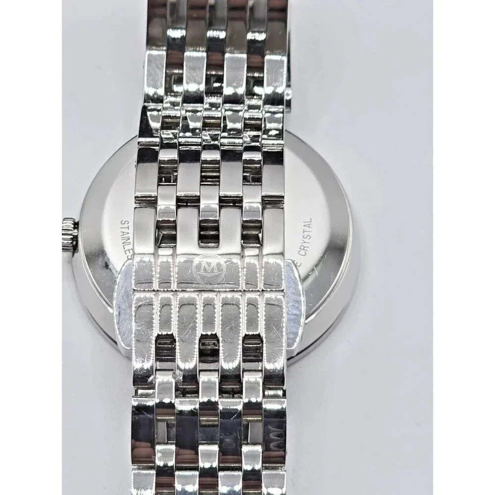 Movado Esperanza Black Dial Womens Watch 607052 Stainless Steel Swiss Quartz